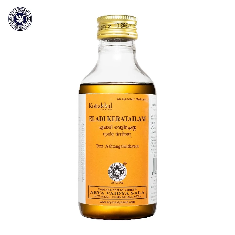 Kottakkal Ayruveda Eladi Kera Tailam, 200 ml-1.webp